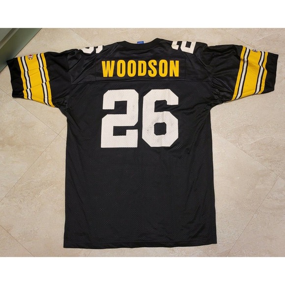 Champion Other - VTG NFL Pittsburgh Steelers Rod Woodson Football #26 Champion Jersey sz 48